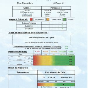 Vente XCRacer M Orange - Voile démo