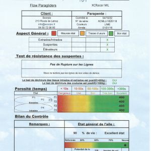 Vente XCRacer ML Lime - Voile démo